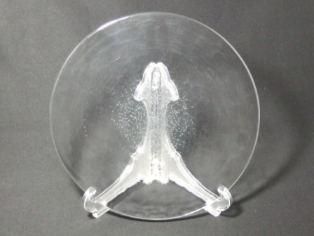 丸型ガラスプレートクリア 